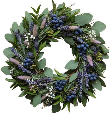 Woodland and Berry Door Ring - Flowers Box London