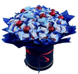 Xmas Chocolate Box with Butterflies and Baubles - Flowers Box London