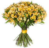 Yellow Alstroemeria Bouquet - Flowers Box London