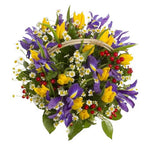 Yellow and Purple Basket
