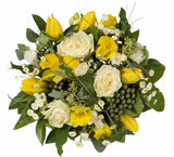 Yellow and White Bouquet - Flowers Box London