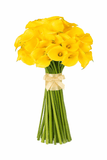 Yellow Calla Lily Bouquet - Flowers Box London