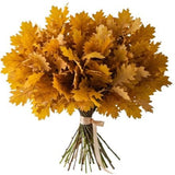 Yellow Oak Leaves Bouquet - Flowers Box London