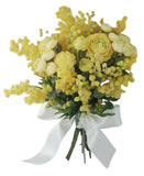 Yellow Ranunculus and Mimosa Bouquet - Flowers Box London