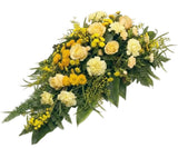 Yellow Roses Funeral Spray - Flowers Box London