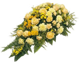 Yellow Roses Funeral Spray - Flowers Box London