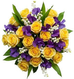 Yellow Roses with Fragrant Blooms Bouquet - Flowers Box London