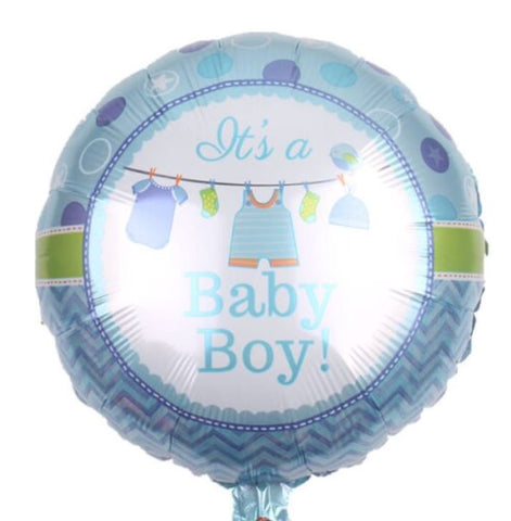 18 inch It's a Baby Boy! Blue Balloon