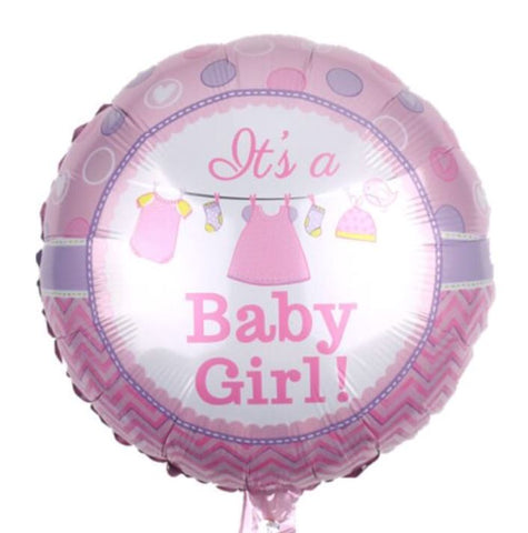 18in Balloon It's a Baby Girl Pink!