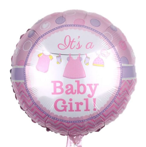 18in Balloon It's a Baby Girl Pink! - Flowers Box London