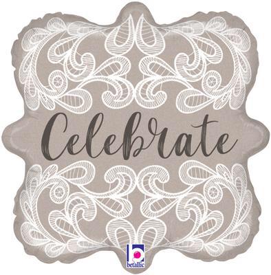 18in Celebrate Balloon - Flowers Box London