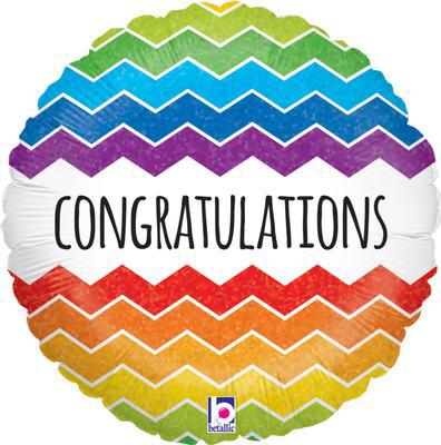18in Congratulations Balloon - Flowers Box London