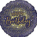 18in Happy Birthday Glitter Balloon