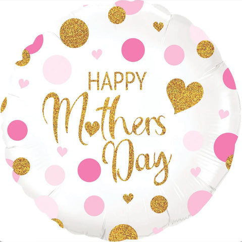 18inch Confetti Balloon Happy Mother's Day