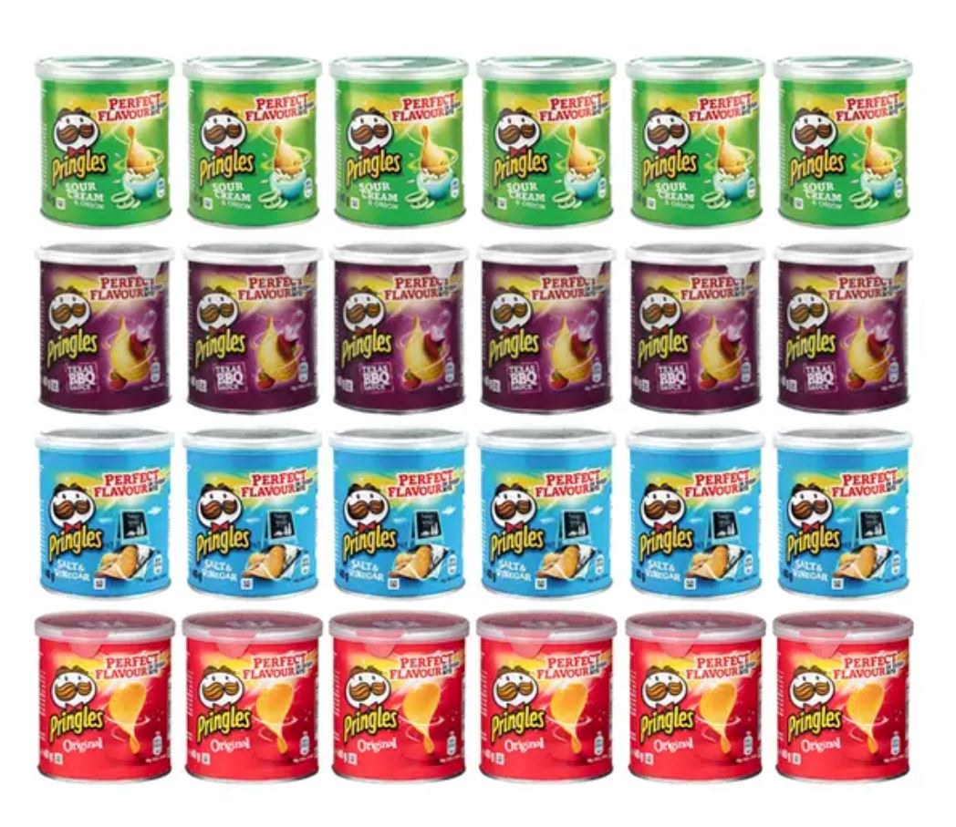 24-Day Pringles Advent Calendar - 40g Crisps for Christmas Countdown ...
