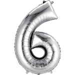 34in Number 6 Balloon - Flowers Box London
