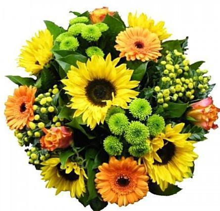 A Sunny Ray Flower Bouquet - Flowers Box London