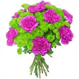 Amaranth in Green Flower Bouquet - Flowers Box London