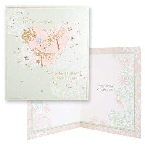 Anniversary Card Happy Anniversary - Flowers Box London