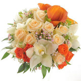 Apricot Bouquet - Flowers Box London