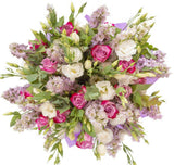 Aromatic Pastel Precious Bouquet - Flowers Box London