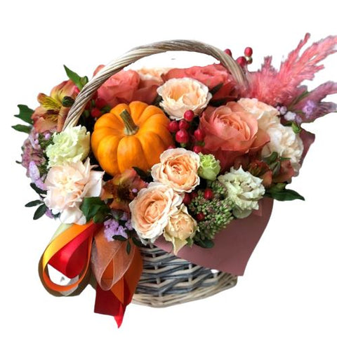 Autumn Flower Basket