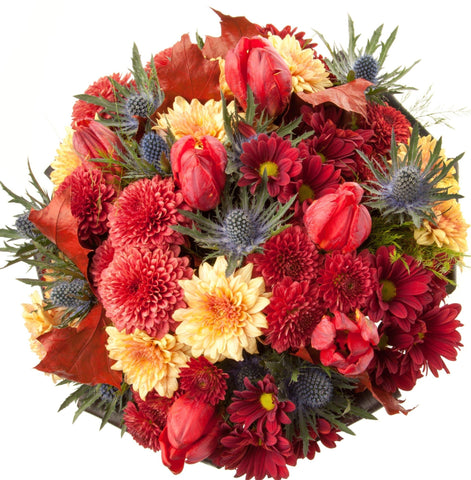 Autumn Flower Bouquet - Flowers Box London