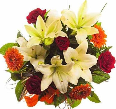 Be Happy Flower Bouquet - Flowers Box London