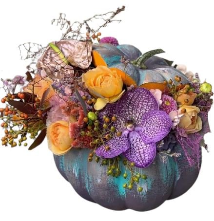 Beautiful Autumn Pumpkin - Flowers Box London