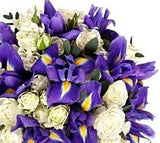 Beautiful in Blue Flower Bouquet - Flowers Box London