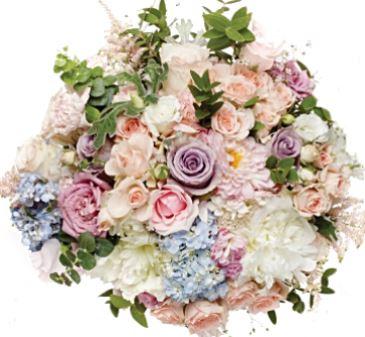 Belle Rose Vintage Flower Bouquet - Flowers Box London
