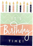 Birthday Greetings Card - Birthday Time! - Flowers Box London