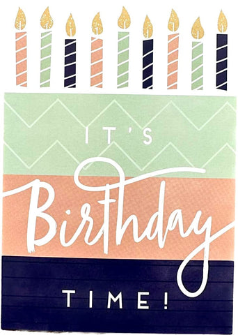 Birthday Greetings Card - Birthday Time!