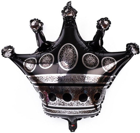 Black Crown Balloon - Flowers Box London