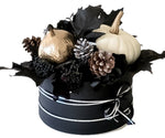 Black Pumpkin Box Arrangement - Flowers Box London