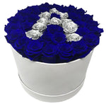 Blue and Silver Initial Box