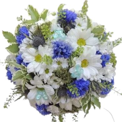 Blue and White Bouquet