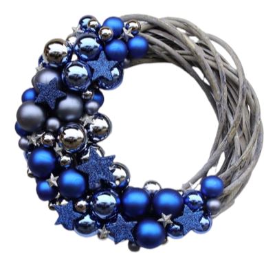 Blue Star Door Wreath