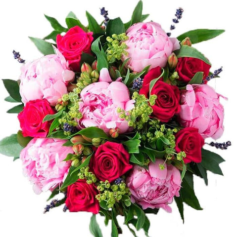 Blush Charm Bouquet - Flowers Box London