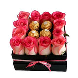 Blush Roses with Chocolate