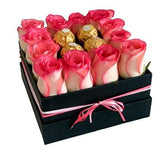 Blush Roses with Chocolate