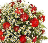 Blushing Bouquet - Flowers Box London