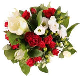 Bouquet of White Amaryllis with Green Berry - Flowers Box London