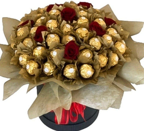 Box Chocolate with Roses