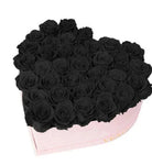 Box of Luxury Black Roses