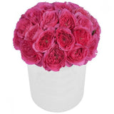 Bright Fragrant Garden Roses Box - Flowers Box London