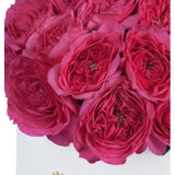 Bright Fragrant Garden Roses Hat Box