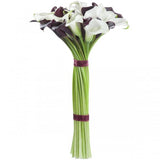 Burgundy and White Glamour Bouquet