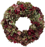 Burgundy Hydrangea Door Wreath