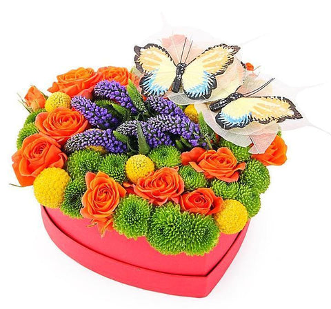 Butterfly Heart Box